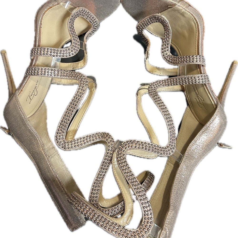 Imagine Vince Camuto Strappy Stilettos. Color: Rose Size 8M/38 Great condition!